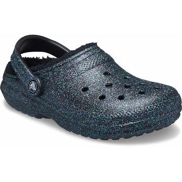 Crocs Klassiska Glitter Fodrade Clogs Dam Olivgröna | Sverige 0058YXFU